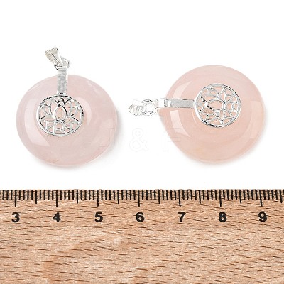 Natural Rose Quartz Pendants GG-CBAF4FB-02S-B04-1