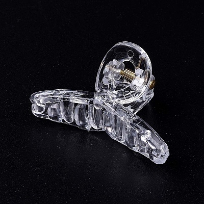Transparent Plastic Large Claw Hair Clips PHAR-F016-05-1