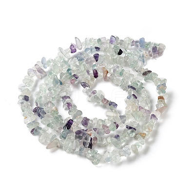 Natural Fluorite Beads Strands G-D335-01-1