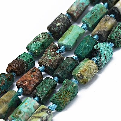 Natural Chrysocolla Beads Strands G-O170-111-1