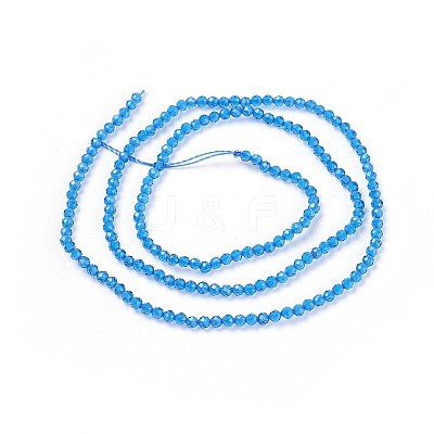 Transparent Glass Beads Strands GLAA-F094-A02-1
