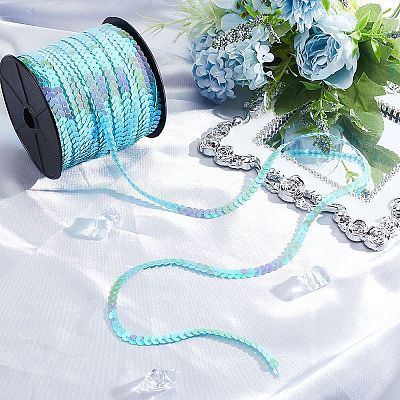 Lt.Blue With AB Color Paillette/Sequins Roll X-BS17Y-1