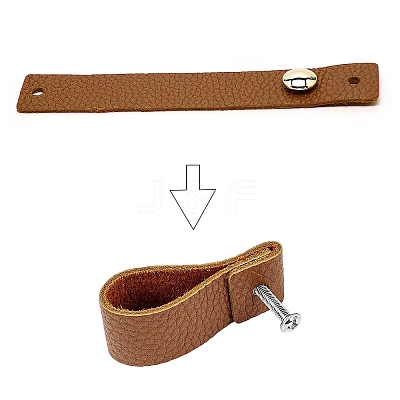 6 Sets Leather Handle DIY-GF0004-42-1