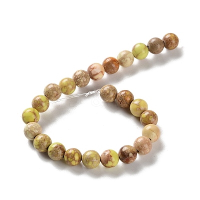 Dyed Natural Regalite/Imperial Jasper/Sea Sediment Jasper Beads Strands G-B124-C01-08-1