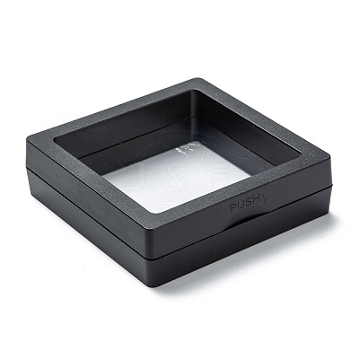 Square Transparent PE Thin Film Suspension Jewelry Display Box CON-D009-01B-03-1