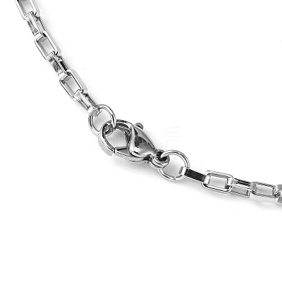 Tarnish Resistant Box Chain Necklace for Men LS-NJEW-F027-17-2.5mm-1