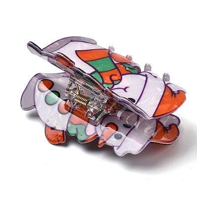 Christmas PVC Claw Hair Clips for Women Girls LS-PHAR-Z007-01C-1