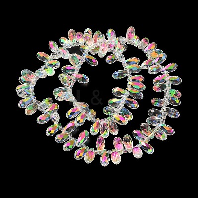 Electroplate Glass Beads Strands EGLA-B006-01A-FR02-1