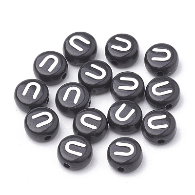 Opaque Acrylic Beads SACR-N002-02U-1