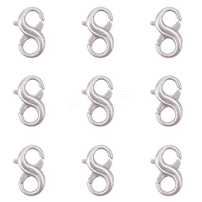 Stainless Steel Double Opening Lobster Claw Clasps STAS-CJ0011-01-1