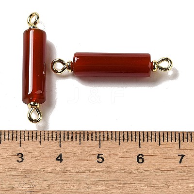 Natural Carnelian Connector Charms FIND-C046-17B-02G-1