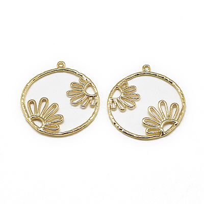 Brass Pendants X-KK-T032-053G-1