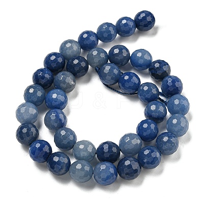 Dyed & Heated Natural Blue Aventurine Beads Strands G-E571-A10-03-1