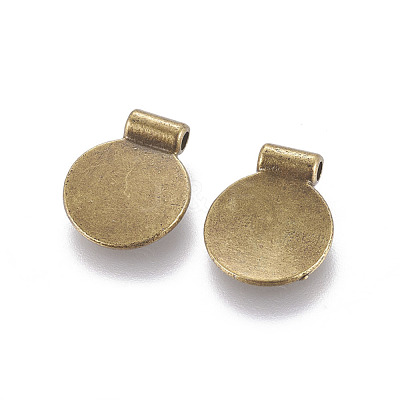 Tibetan Style Alloy Charms Pendants TIBEP-A19547-AB-FF-1