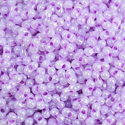 Lustered Glass Seed Beads X1-SEED-K010-04A-1