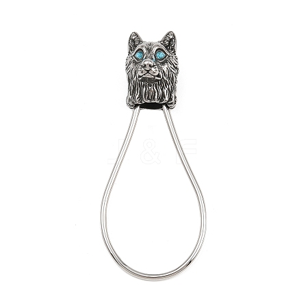 316 Surgical Stainless Steel Rhinestone Keychains STAS-Z165-03AS-1
