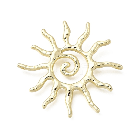 Hammered Alloy Pendants X-PALLOY-B016-03A-G-1