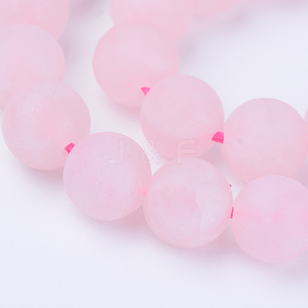 Natural Rose Quartz Beads Strands LS-G-Q462-8mm-11-1