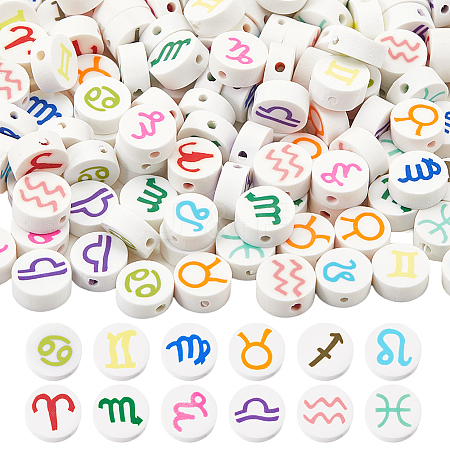 192Pcs 12 Styles Handmade Polymer Clay Beads CLAY-SC0001-90-1