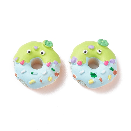 Resin Cabochons RESI-WH0025-23-1