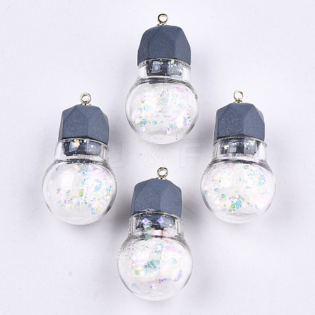 Opaque Resin Pendants RESI-T051-06A-1