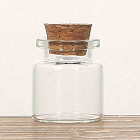 Glass Cork Bottles Ornament CON-PW0001-038A-1