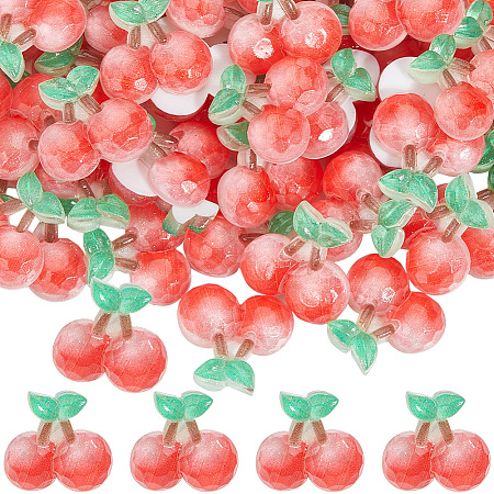 60Pcs Opaque Resin Cabochons DIY-SC0028-30B-1