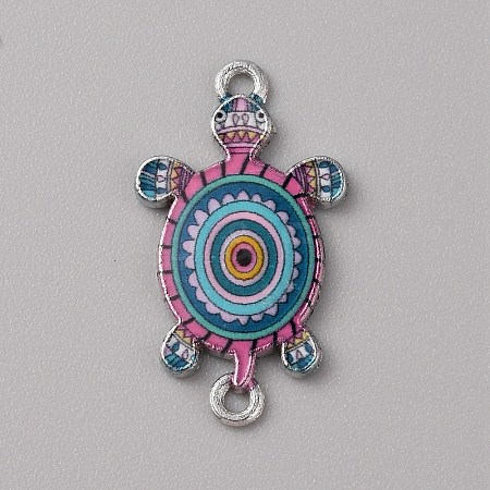 Alloy Enamel Connector Charms LS-ENAM-WH0061-47K-1