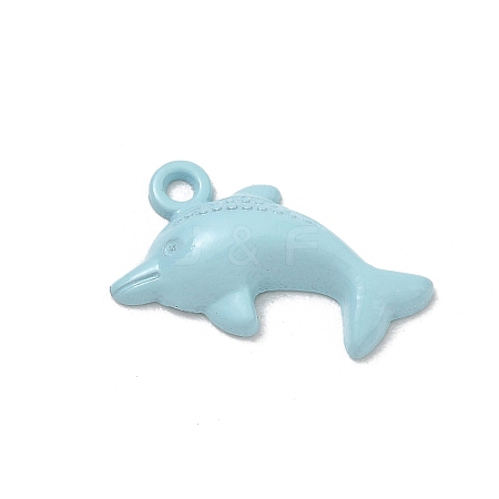 Spray Painted Alloy Pendants AL-CBA5D51-02A-1