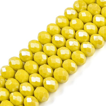 Electroplate Glass Beads Strands LS-EGLA-A044-P8mm-A04-1