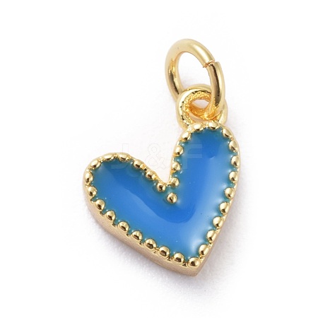 Enamel Charms KK-G363-54G-04-1