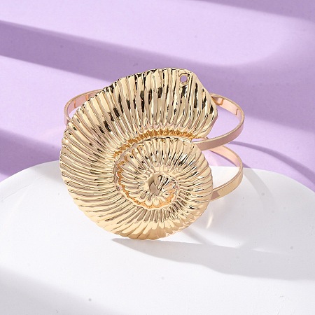 Alloy & Iron Cuff Bangles for Women BJEW-F501-04C-KCG-1