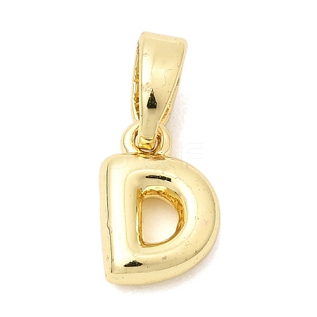 Brass Letter Charms KK-G554-22G-D-1