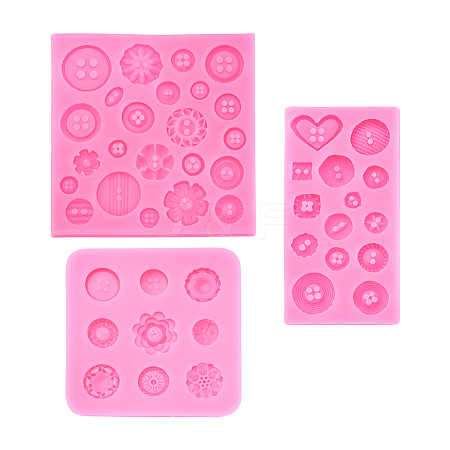 Boutigem 3Pcs 3 Style Food Grade Silicone Molds DIY-BG0001-52-1