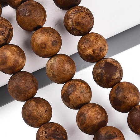 Natural Agate Beads Strands G-T144-64A-01-1