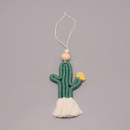 Cotton Pendant Decorations AJEW-WH0258-014A-1