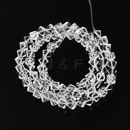 Natural Quartz Crystal Beads Strands G-N347-04-1