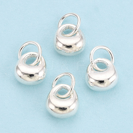 925 Sterling Silver Longevity Lock Charms STER-T008-30S-03-1