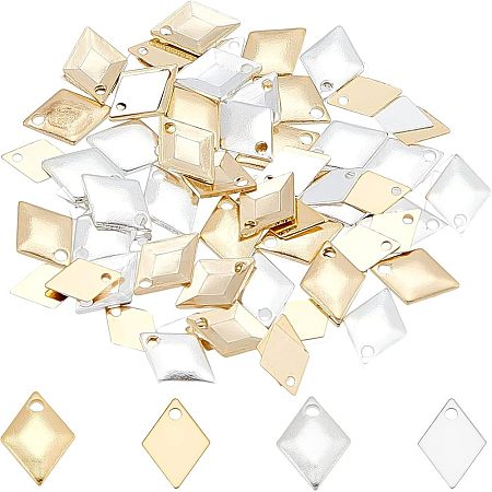 SUPERFINDINGS 80Pcs 4 Styles Brass Charms KK-FH0003-80-1