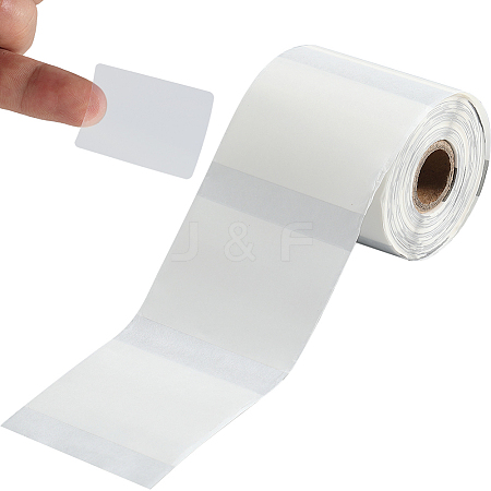 200Pcs Rectangle Paper Thermal Printable Label Stickers AJEW-WH20020-075-1