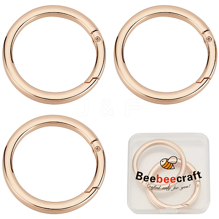 3Pcs Alloy Spring Gate Rings FIND-BBC0002-23KCG-03-1