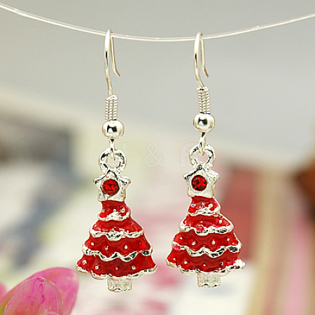 Fashion Earrings for Christmas EJEW-JE00368-01-1