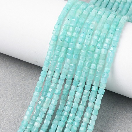 Natural Amazonite Beads Strands G-K366-H01-3mm-1
