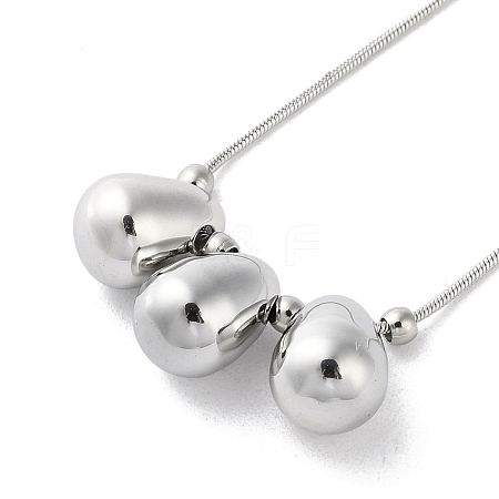 304 Stainless Steel Necklaces NJEW-M213-01P-1