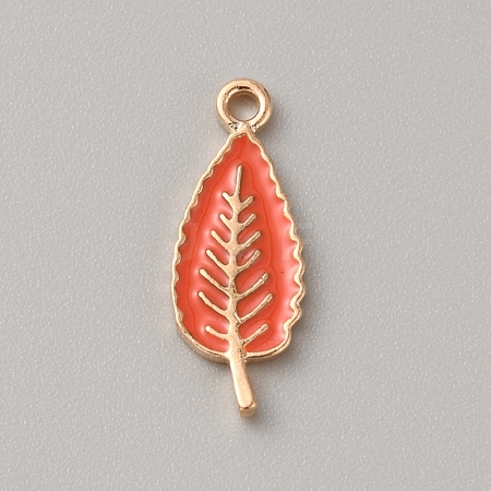 Thanksgiving Day Alloy Enamel Pendants PALLOY-WH0107-02B-KCG-1