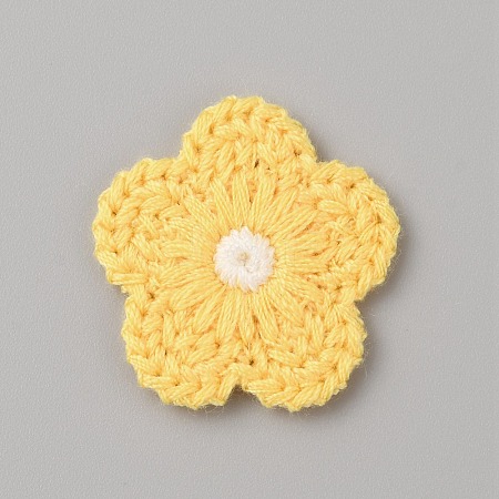 Two Tone Polyester Knitted Ornament Accessories DIY-WH0308-416C-1