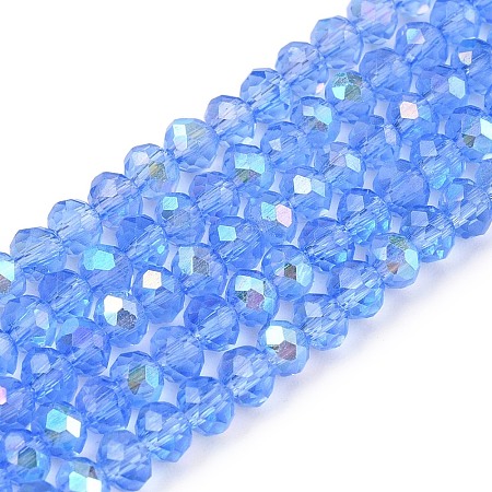 Electroplate Glass Beads Strands LS-EGLA-A044-T3mm-L14-1