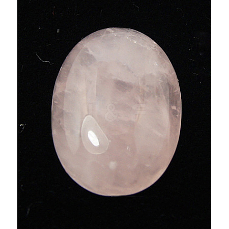 Natural Rose Quartz Cabochons G-ROSE20x15x5-1