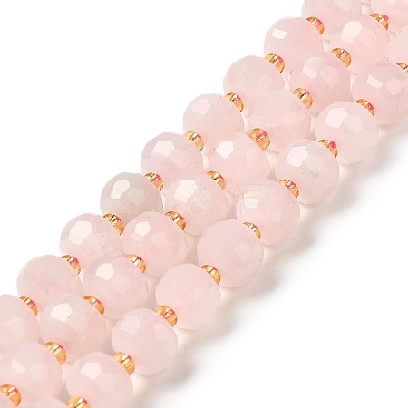 Natural Rose Quartz Beads Strands G-P508-A18-01-1