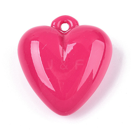 Opaque Acrylic Pendants SACR-T017-44F-1